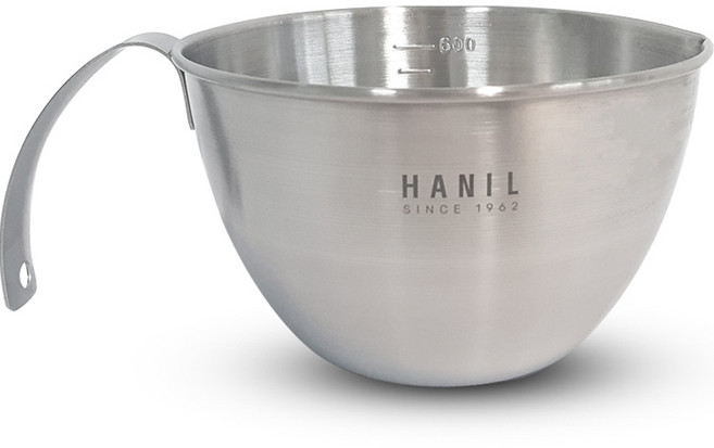 한일스텐레스 스텐 손잡이 계량 믹싱볼, 750ml, 1개