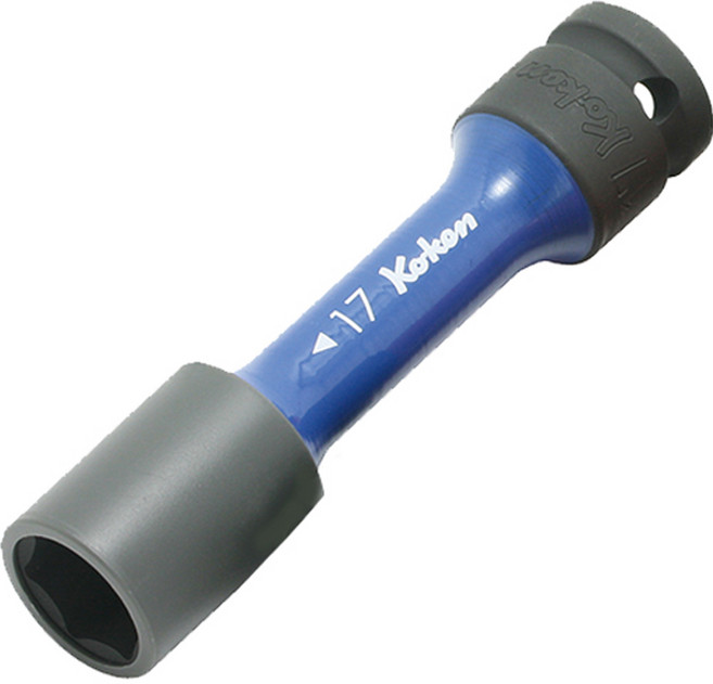 코켄 1/2SQ 임팩휠너트소켓 17 x 110 mm 14145PM-110 임팩용, 1개