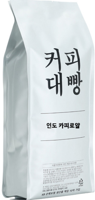 커피대빵 인도 카피로얄 싱글오리진 원두커피, 1kg, 1개, 홀빈(분쇄안함)