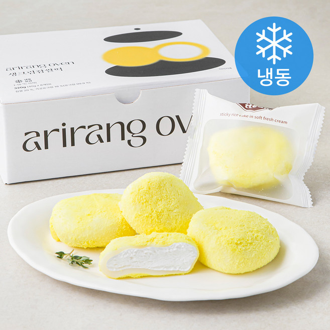 삼초마을 아리랑오븐 생크림 찹쌀떡 오리지널 (냉동), 40g, 8개입, 1개