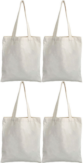 남녀공용 무지 에코백 세로형 4p