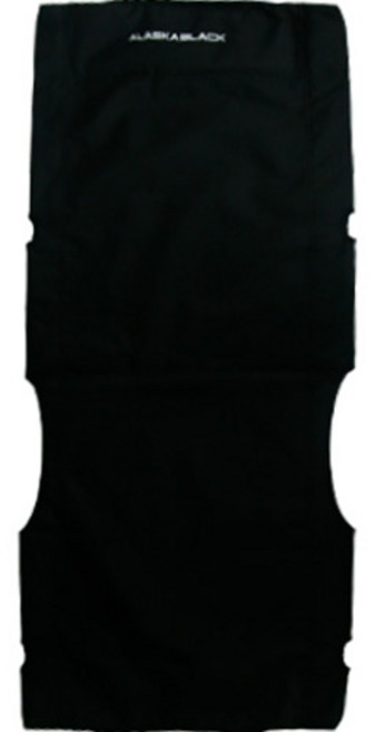 알래스카블랙 캠핑 천갈이 시트 릴렉스 체어용, 블랙, 1개