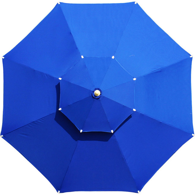 캠프빌리지 2층 8각 파라솔, 블루