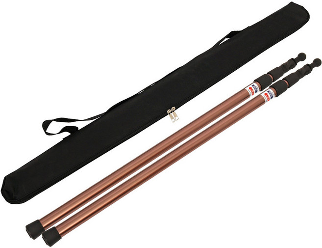 캠프빌리지 슬라이드 폴대 캡형 티탄 2p + 가방 세트, 1세트