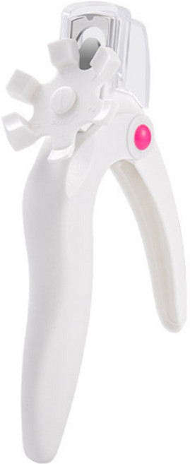 길이조절 튐방지 네일 커팅기, 화이트, 1개