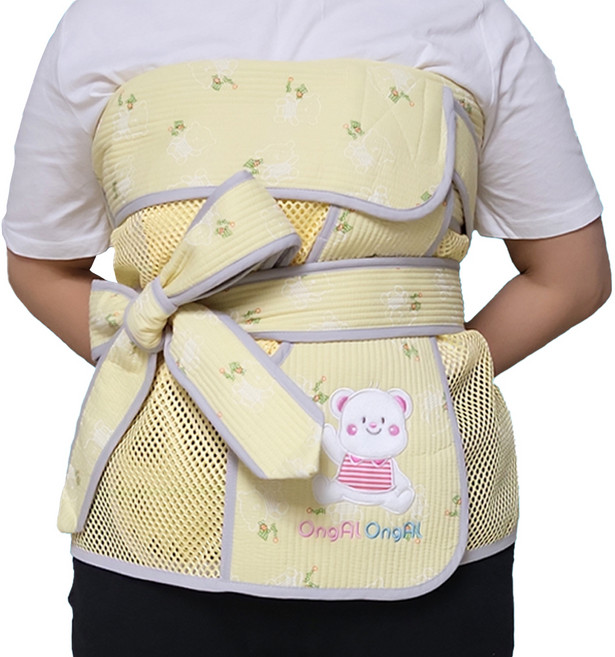 옹알옹알 안녕 곰돌이 5부 망사 포대기, 옐로우