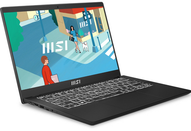 MSI 2023 모던 14 코어i7 인텔 13세대, Classic Black, 512GB, 8GB, Free DOS, MSI 모던14 C13M-i7 (424)
