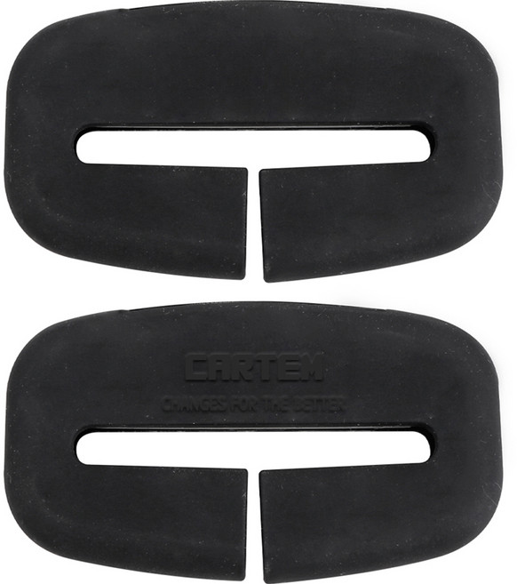 카템 안전벨트 버클 실리콘 커버, 모던블랙, 2개
