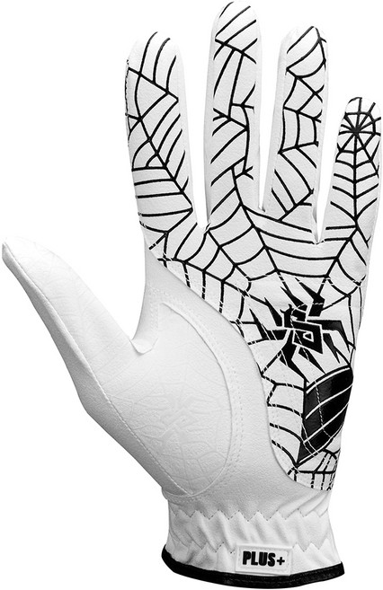 고프트 남녀공용 논슬립 특허 깜짝놀랄 그립력 우중 레인 스파이더웹 플러스 골프장갑 왼손용, 화이트, 1개
