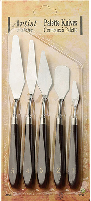 동아피엠에스 팔레트 미술용 나이프 5종 세트, 1세트