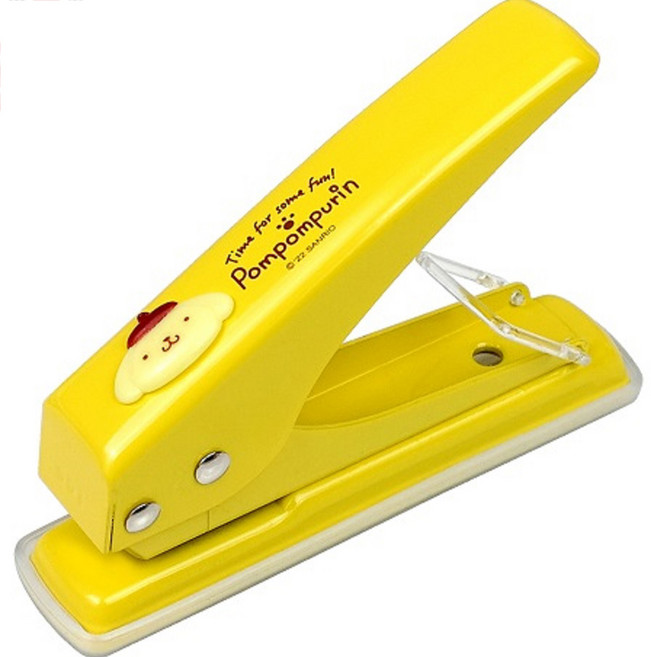 바이하츠 폼폼푸린 1공 펀치 PPP-901, 노랑, 1개