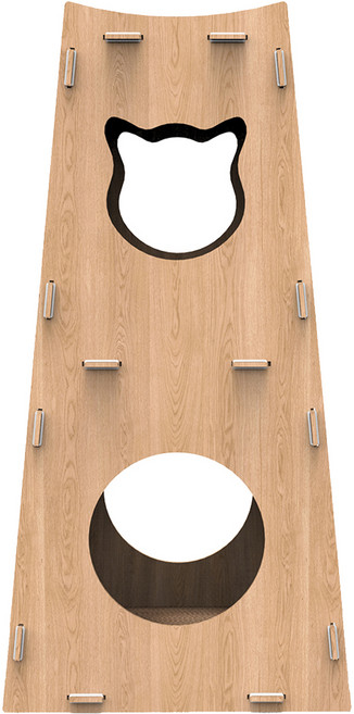 루어캣 고양이 숨숨집 타워 SC-554, 혼합색상, 1개