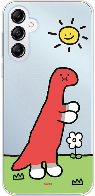 코쿼드 9C9C 양말공룡 피크닉 클리어 휴대폰 케이스