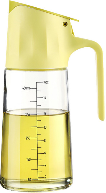 시노글라스 그라피티 오일 소스병 옐로우, 500ml, 1개