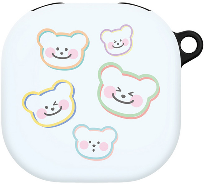 Asuka Korea 糖果熊硬殼 Galaxy Buds2 Pro / Buds2 / Buds Pro / Buds Live 保護殼, 單一商品, 圖案, 1個
