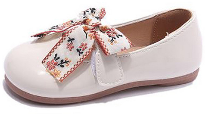 여아용 플라워 리본 플랫 구두 KD3284