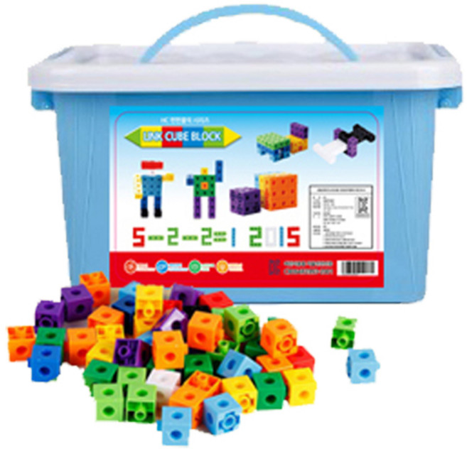 펀펀블럭 시리즈 연결블럭 300p, 혼합색상, 1세트