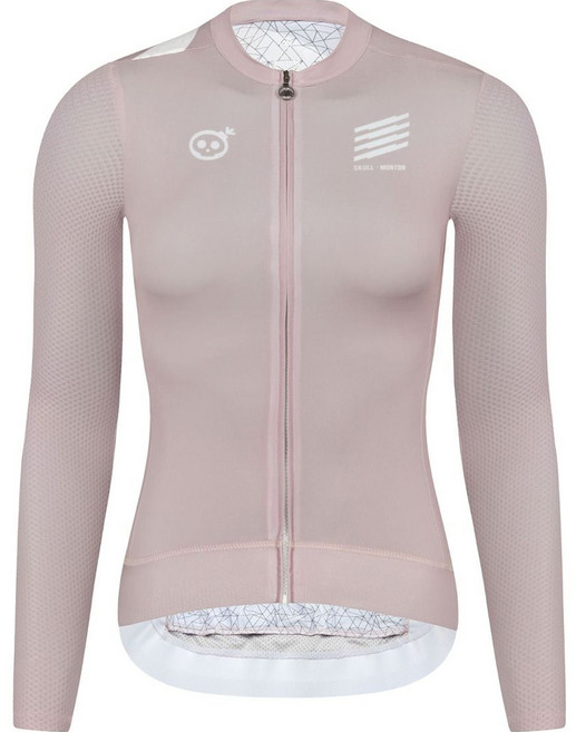 몬톤 스컬 여성용 긴팔 사이클링 져지