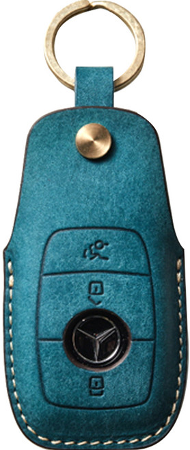 헤르만 3버튼 스마트키 케이스 신형 벤츠 sBX103, 1개, 디셈버 블루