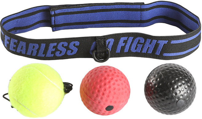 스피드 복싱볼 3p +14 업그레이드 조절 버클, 혼합색상, 1개