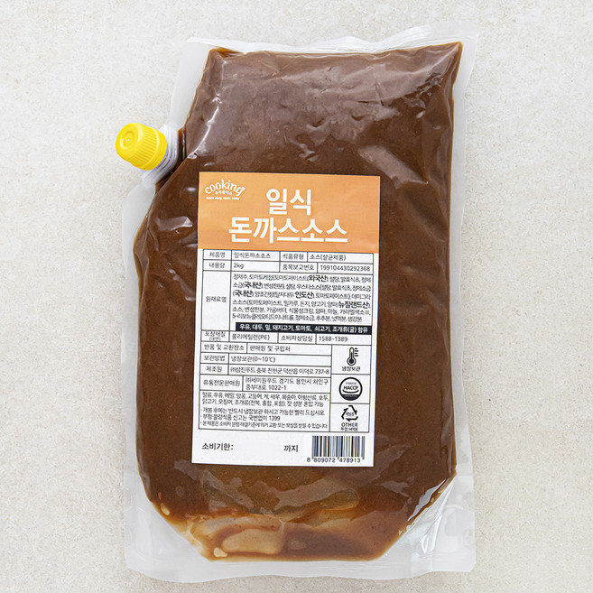 세미원 푸드 일식 돈까스소스, 2kg, 1개
