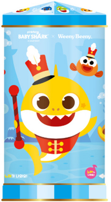 위니비니 핑크퐁 아기상어 뮤지컬틴 블루, 240g, 1개