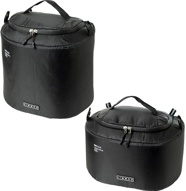 LIBERO 왓슨 쿨러 디팩 M 10L + L 16L 세트, 블랙