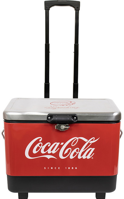 코카콜라 트롤리 쿨러 54L, 혼합색상, 1개