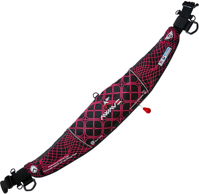 어웨이브 남녀공용 자동팽창식 허리벨트형 구명조끼