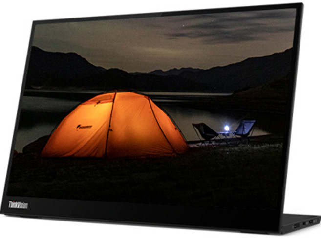 레노버 QHD+ IPS WLED 4.9mm 베젤 휴대용 모니터 63AAUAR6WW, 35cm, ThinkVision M14d