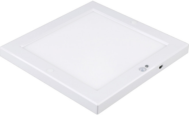 원하 LED 8인치 엣지 사각 센서등 20W, 전구색, 1개