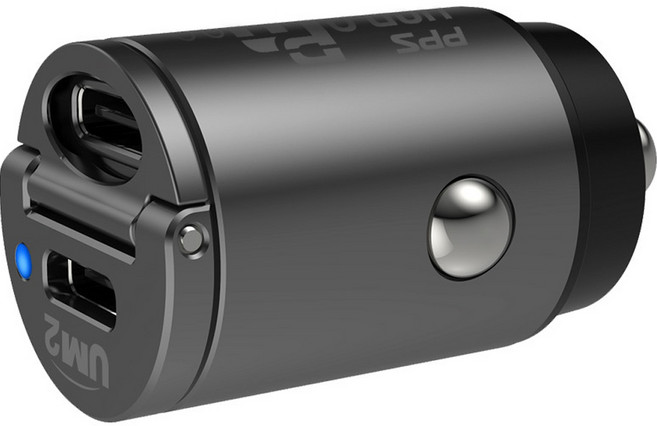 유엠투 차량용 PD 충전기 UMCH-PD30W, 1개, 블랙