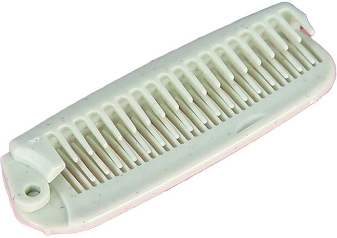 블루리빙 접이식 머리 빗 A타입, 그린, 1개