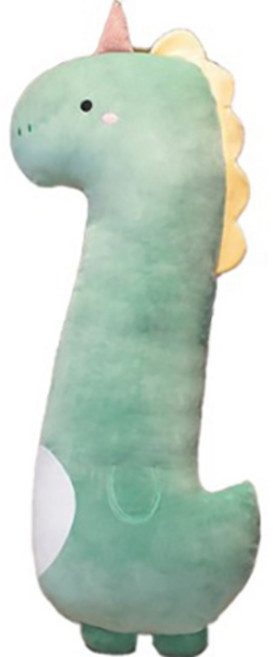 네이처타임즈 기역니은 인형 롱쿠션 바디필로우, 공룡