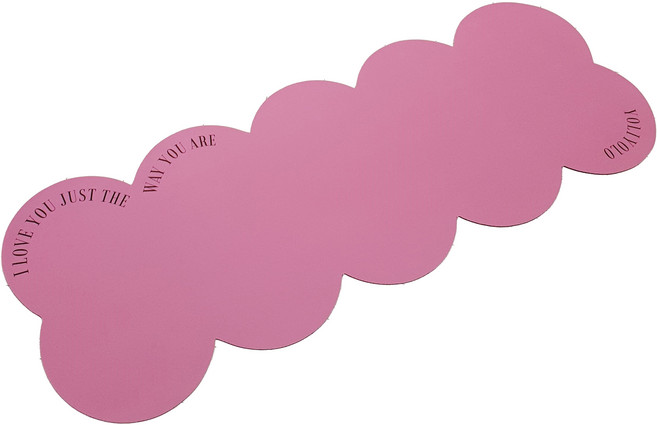 욜리욜로 버블버블 빨아쓰는 규조토 발매트 대형, 핑크, 1개