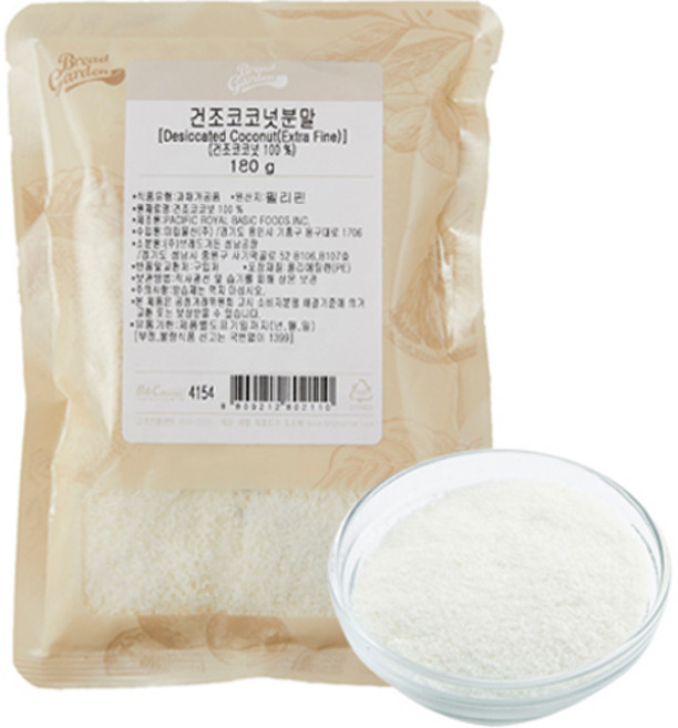브레드가든 건조 코코넛 분말, 180g, 1개