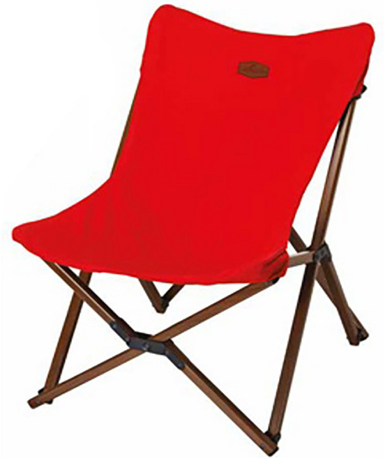 코베아 WS 캔버스 캠핑체어, 레드, 1개