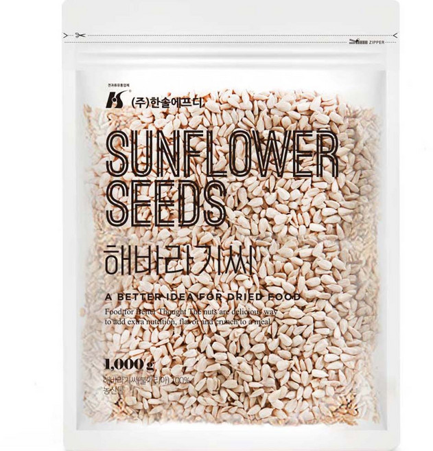한솔에프디 해바라기씨, 1kg, 1개