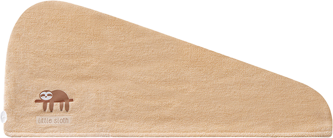 하이투데이 극세사 드라이 헤어타월 80g, 베이지, 1개