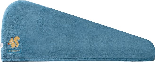 하이투데이 극세사 드라이 헤어타월 80g, 블루, 1개