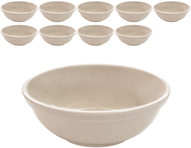 로흐야 국산 멜라민 그릇 6볼 15cm, 마블, 10개