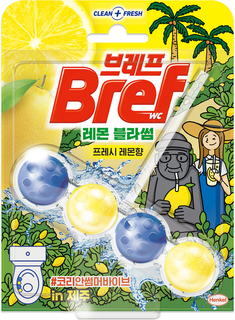 브레프 파워액티브 레몬 블라썸, 50g, 1개