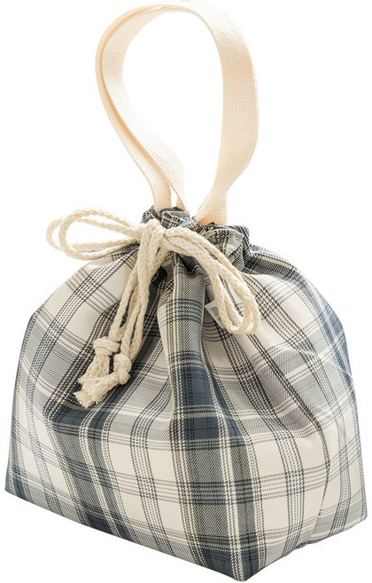 나누담 데일리 도시락 가방 보냉백, 네이비, 1개