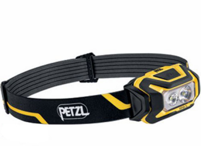 페츨 아리아 2 450루멘 헤드랜턴 AP-E070AA00, 블랙 + 옐로우, 1개