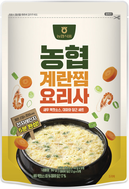 농협식품 계란찜 요리사, 60g, 1개