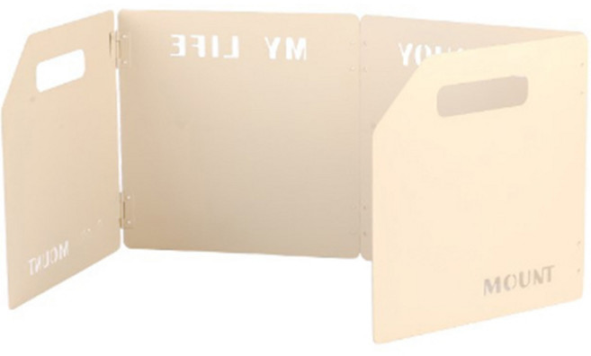 윈드가드 접이식 바람막이, 아이보리, 1개