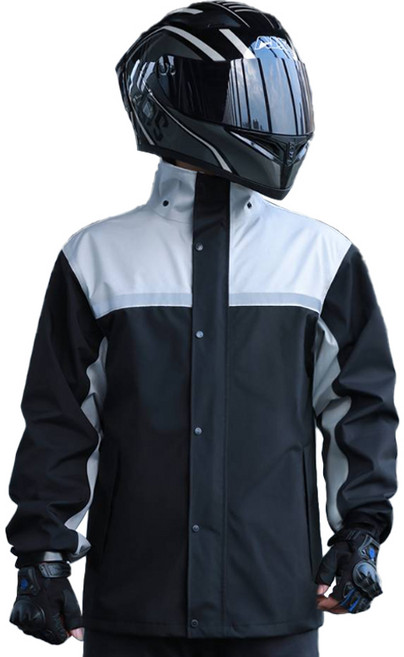 리버폭스 바이크 방수 레인 슈트 상하의 세트, 검회색