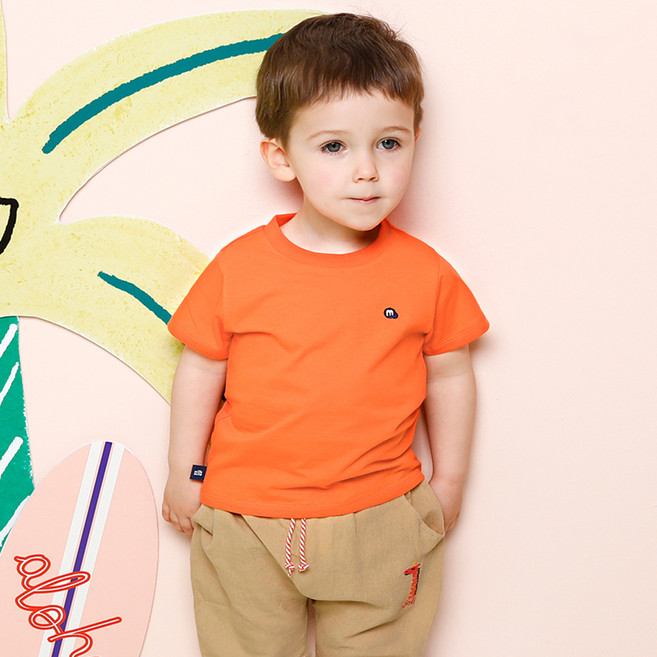 밀크마일 여아용 굿밀크 베이직 반팔 티셔츠