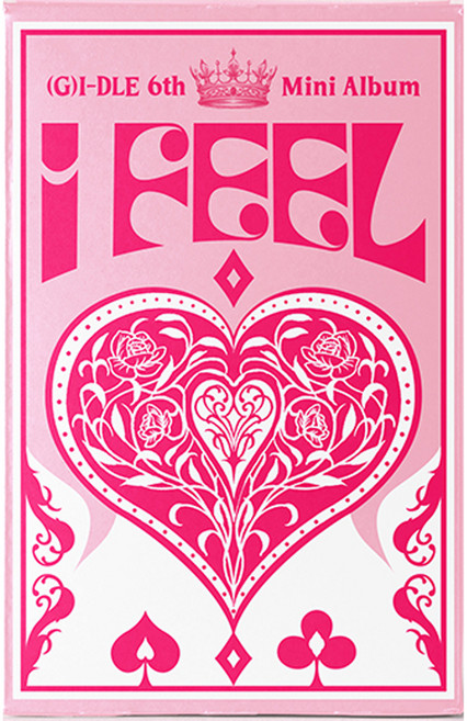 (여자)아이들 - 미니앨범 6집 : I feel Queen Ver + PLAYING CARD + LYRIC PAPER + CD & HOLDER + PHOTO CARD + POLAROID + MINI POSTER + 초도 3종 세트, 1CD