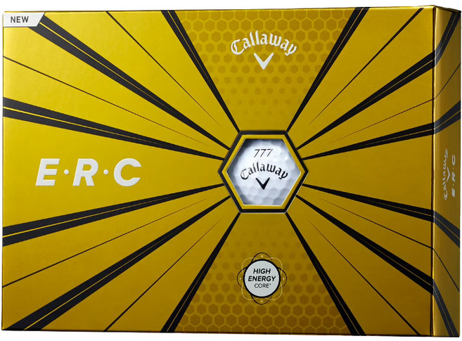 캘러웨이 ERC 19 T라인 골프공 정품볼 3피스 42.67mm, 화이트, 12개입, 1개